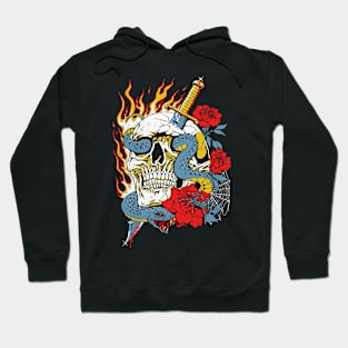 SKULL AND SNAKE Hoodie